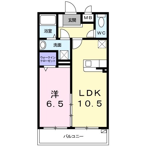 プリート　カーサ　イグサの物件間取画像