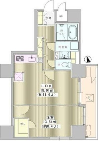 フェアステージ武蔵野の物件間取画像