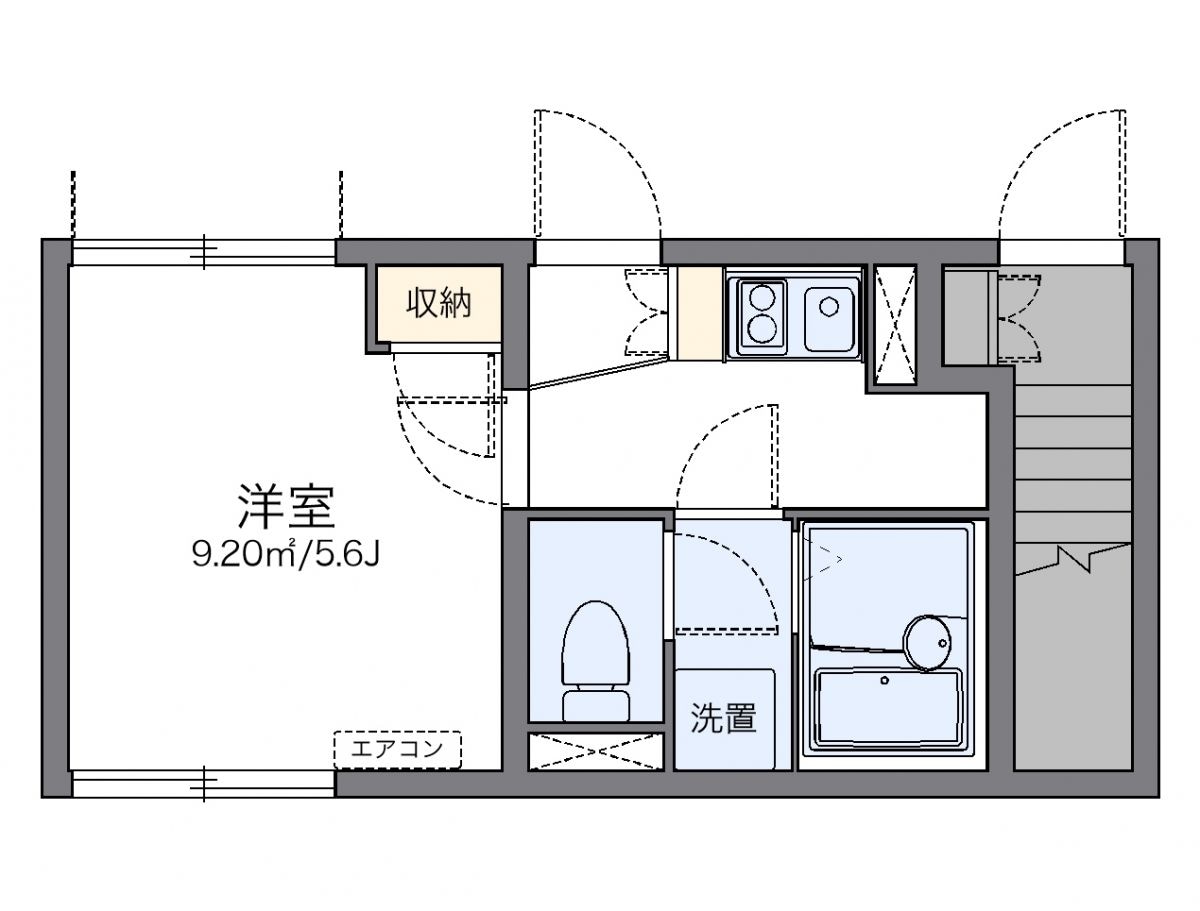 レオネクストシャルマン上北沢の物件間取画像