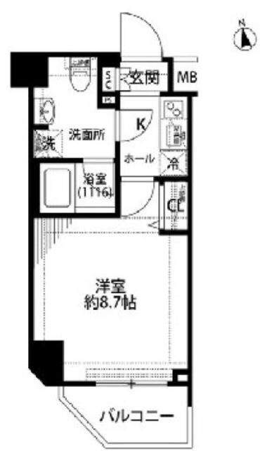 プレールドゥーク練馬中村橋の物件間取画像