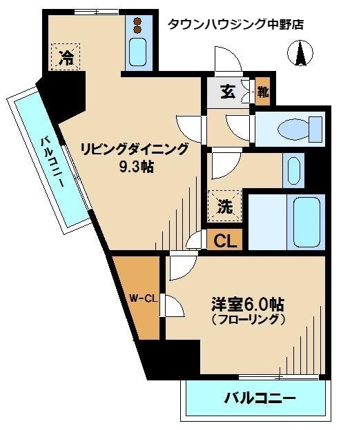 ＨＦ早稲田レジデンスの物件間取画像