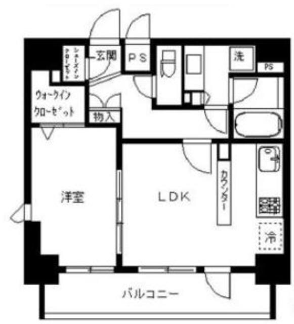 スカイコートルーベンス西早稲田の物件間取画像