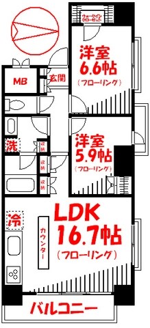 イストワールの物件間取画像