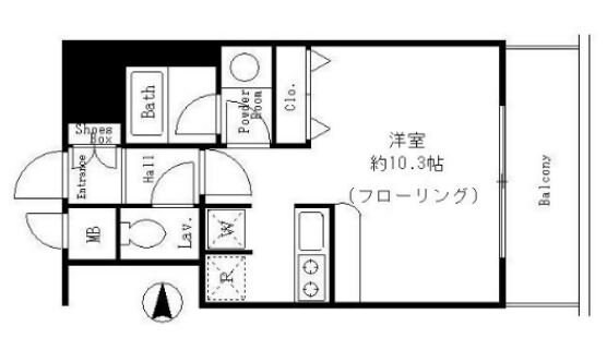 サンクレール高井戸の物件間取画像