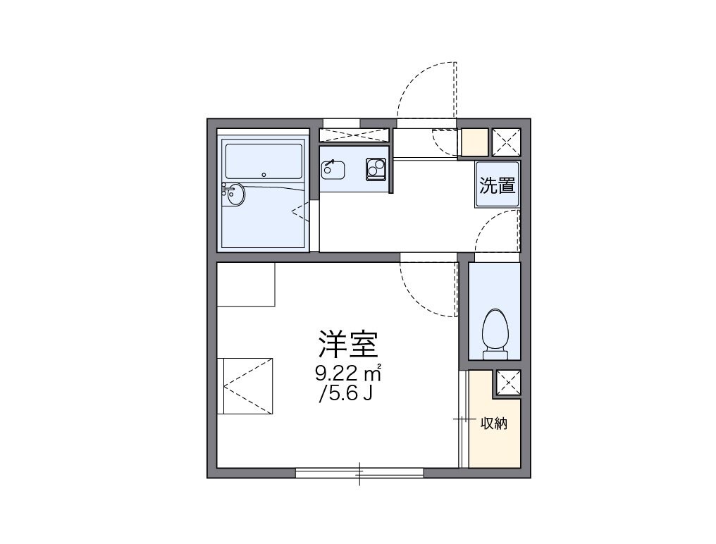 レオパレスＫＡＯＲＵの物件間取画像