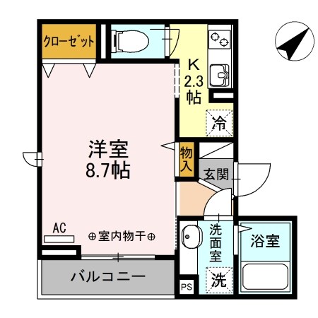 クリエストの物件間取画像