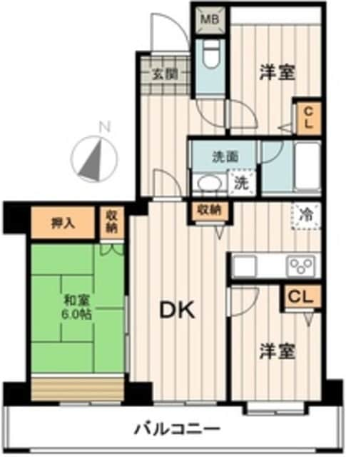 ハイムローゼの物件間取画像