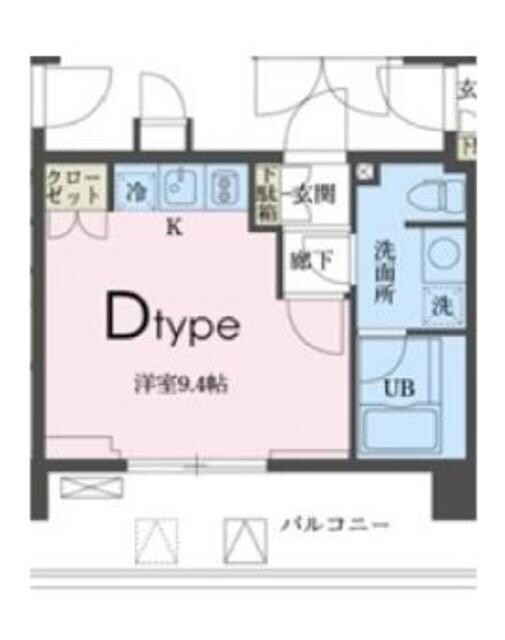 ガレリア東新宿の物件間取画像