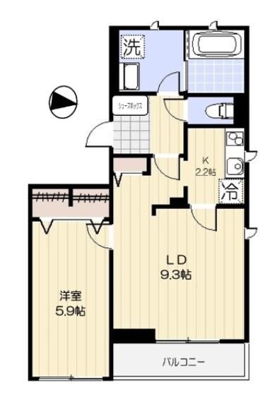 シャトーソレイユの物件間取画像