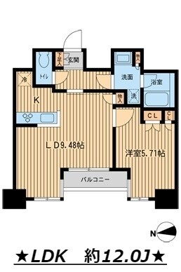 ＫＤＸレジデンス東新宿(ケイディーエックスレジデンスヒガ)の物件間取画像