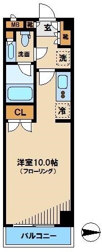 パークスフィア中野富士見町の物件間取画像