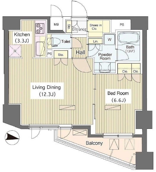 i-Suite Higashi Nakanoの物件間取画像