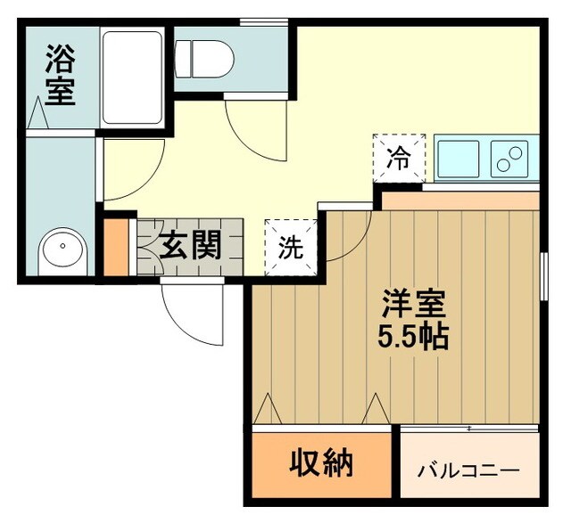 メゾンアルピナの物件間取画像