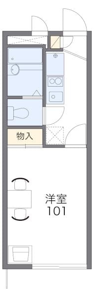 レオパレスユーワの物件間取画像