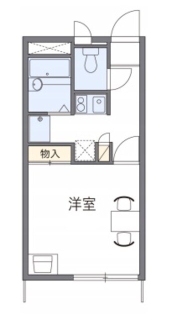 レオパレス原山の物件間取画像