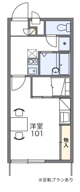 レオパレス南田園第２の物件間取画像