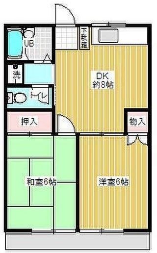 ルアラル・タナカAの物件間取画像