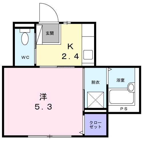 カリーノの物件間取画像