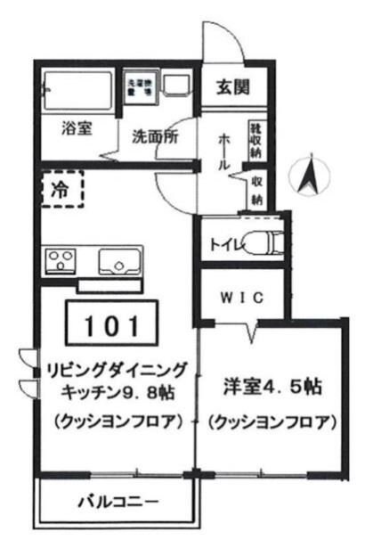 仮）ユアメゾン昭島の物件間取画像