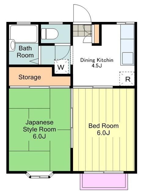 グランデール立川の物件間取画像