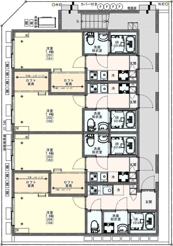 KLEIS東大和市の物件間取画像