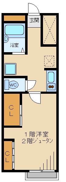 レオパレスエスポワールの物件間取画像