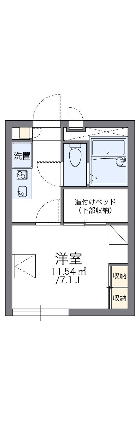 レオパレス南田園第３の物件間取画像