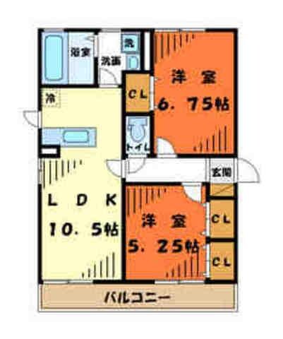 コンフォート立川の物件間取画像