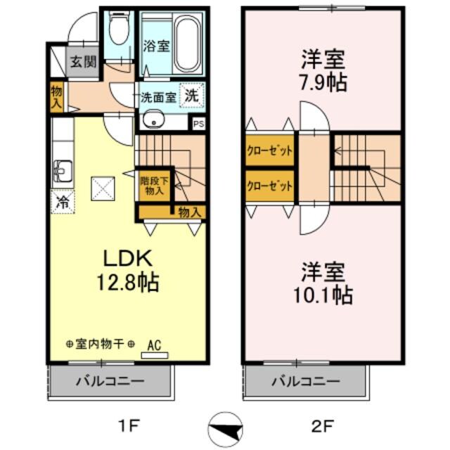 パークサイドの物件間取画像