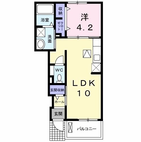 ナトゥーラの物件間取画像