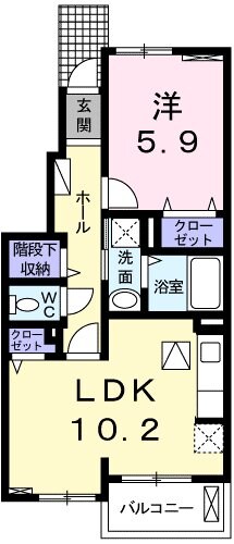 ラフレシールの物件間取画像