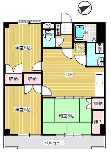 リベルテ１の物件間取画像