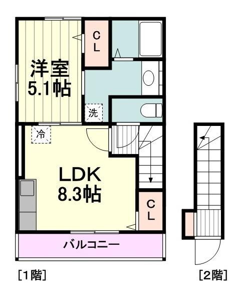 エバーグリーン栄の物件間取画像