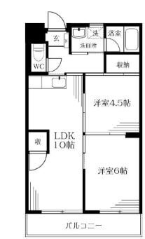 メゾン市川の物件間取画像