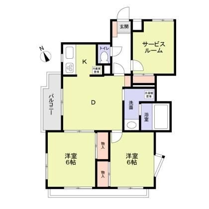 センチュリー立川の物件間取画像