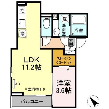 アイシーク立川の物件間取画像