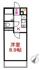 オートハウスIIIの物件間取画像