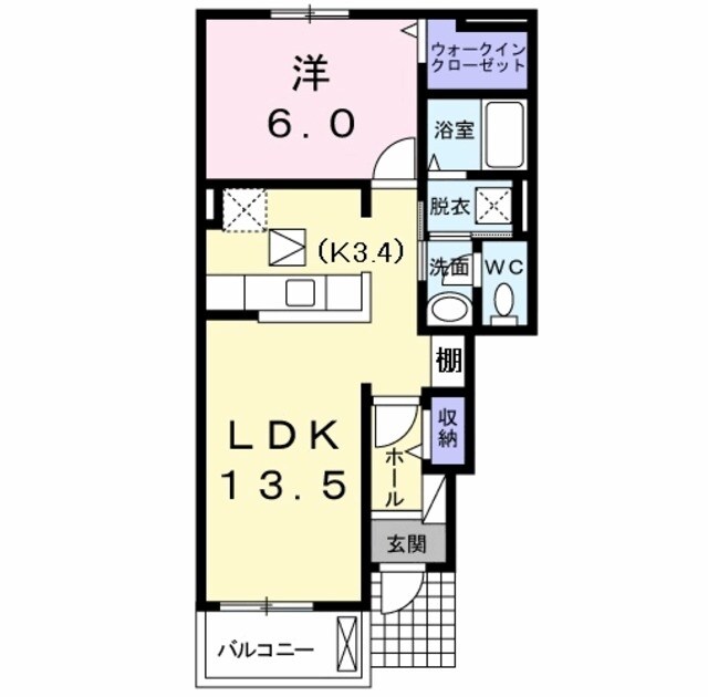 ヴィラ・立川の物件間取画像