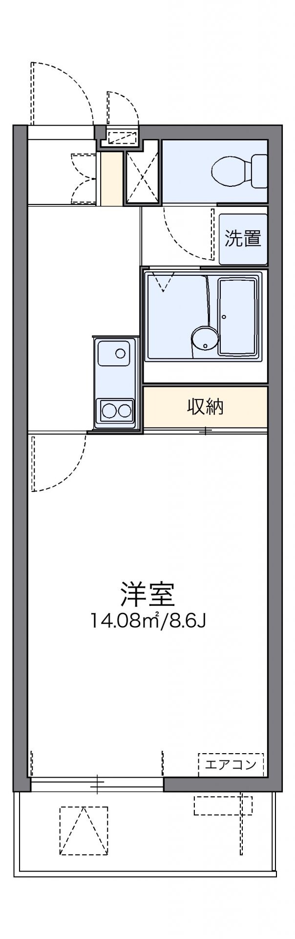 レオネクストコスモスの物件間取画像