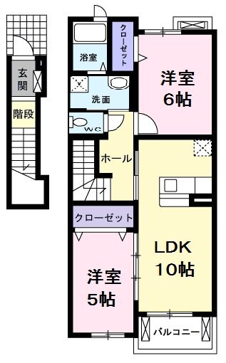 プラシードアルバの物件間取画像