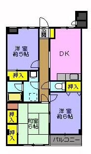 ＳＫセントラルの物件間取画像