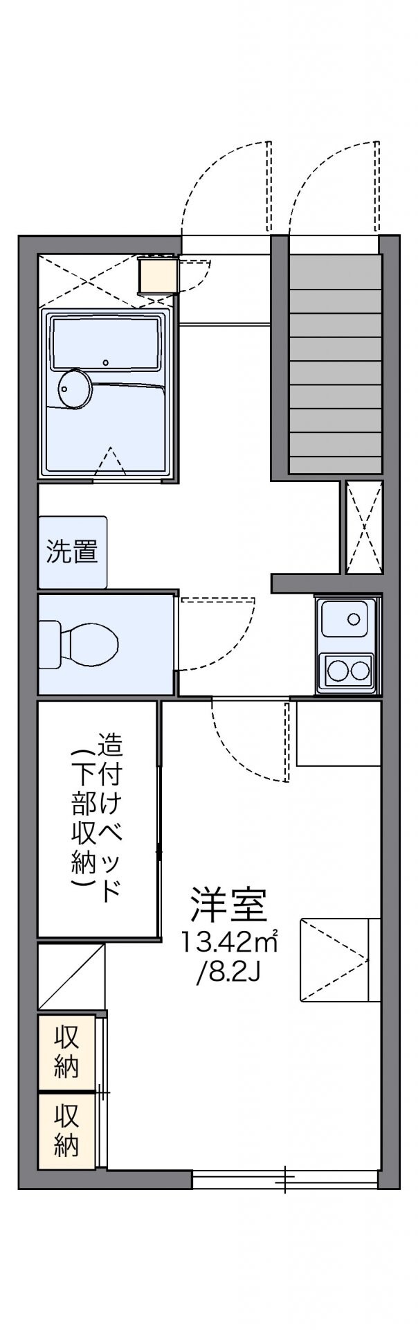 レオパレススペース好日の物件間取画像