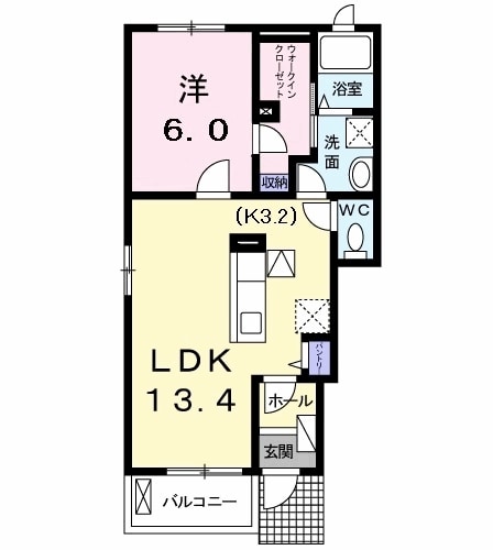 ヒラリアスホームの物件間取画像