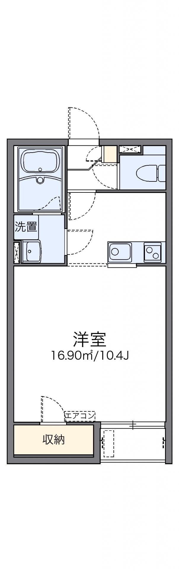 レオネクストツゥの物件間取画像