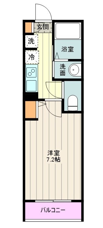 ＭＥＬＤＩＡ西八王子IIIの物件間取画像