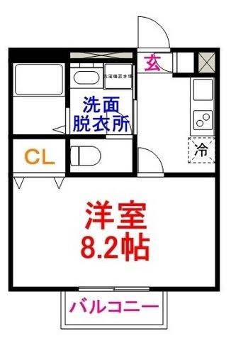 アムールエスペランスの物件間取画像