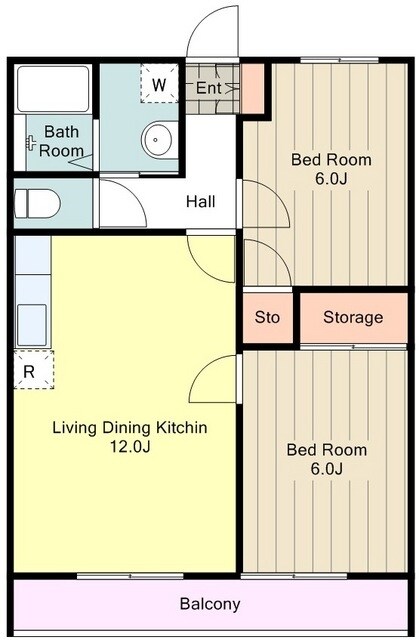 ＣＡＳＡ　ＭＩＲＡ２の物件間取画像