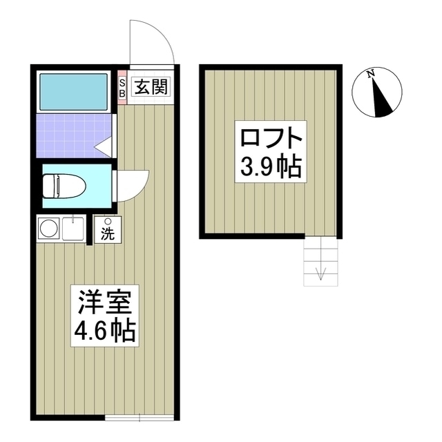 ユナイト六浦南パレルモの杜の物件間取画像