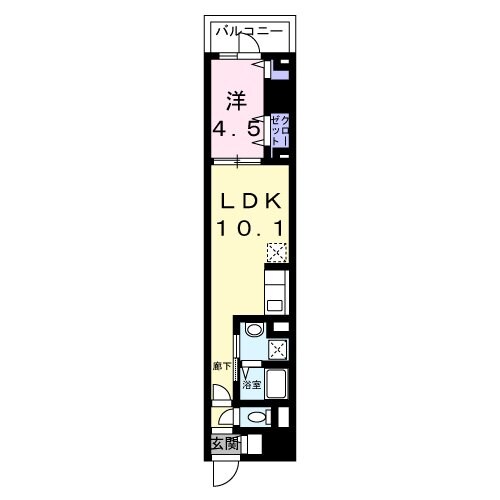 スアヴィス三笠公園ウエストの物件間取画像