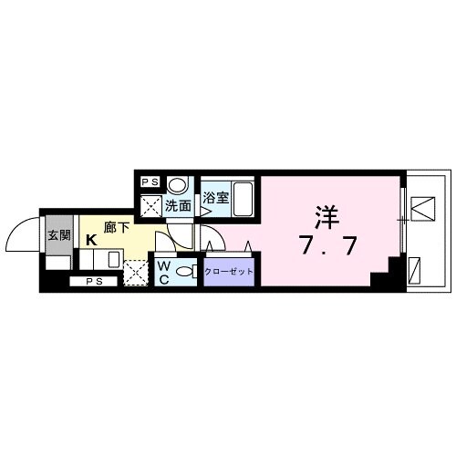 スアヴィス三笠公園イーストの物件間取画像